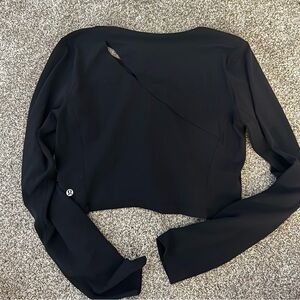 lululemon athletica Midnight Black Long Sleeve Top